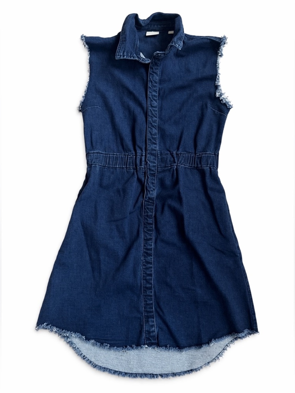 AG Adriano Goldschmied Girls Denim Shirt Dress Chambray Large